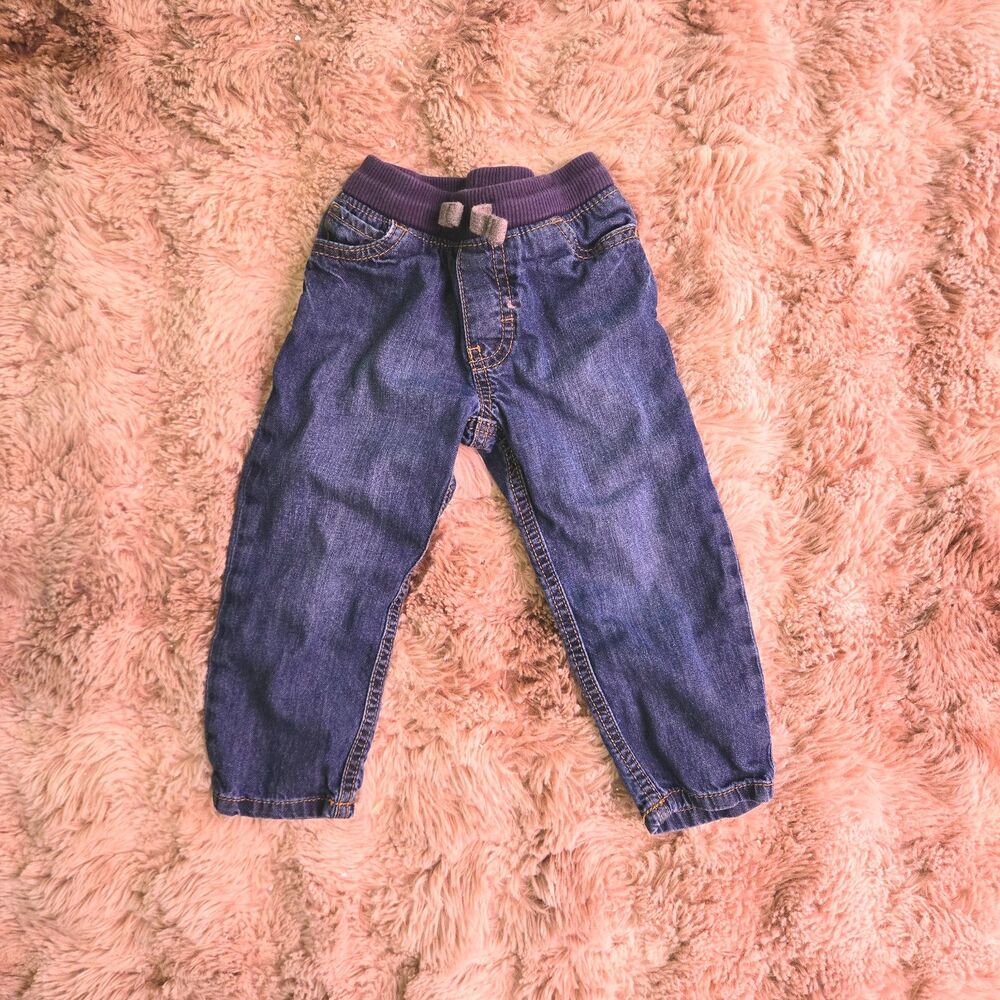 Carter's Boys 2T Pull On Jeans w/elastic waist